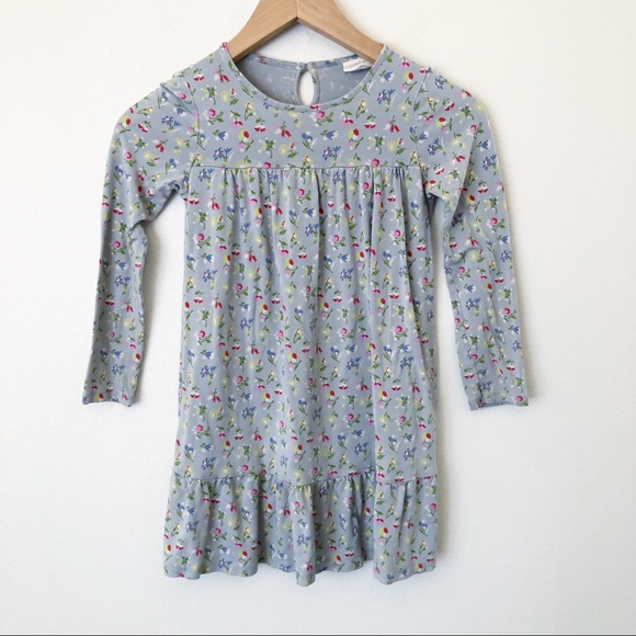 Mini Boden Other - Mini Boden Girls Long-Sleeve Floral Dress 6-7yrs